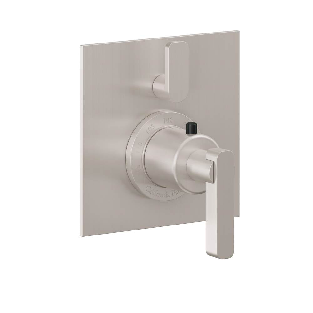 California Faucets - StyleTherm Trim Only With Single Volume Control - Gloss White
