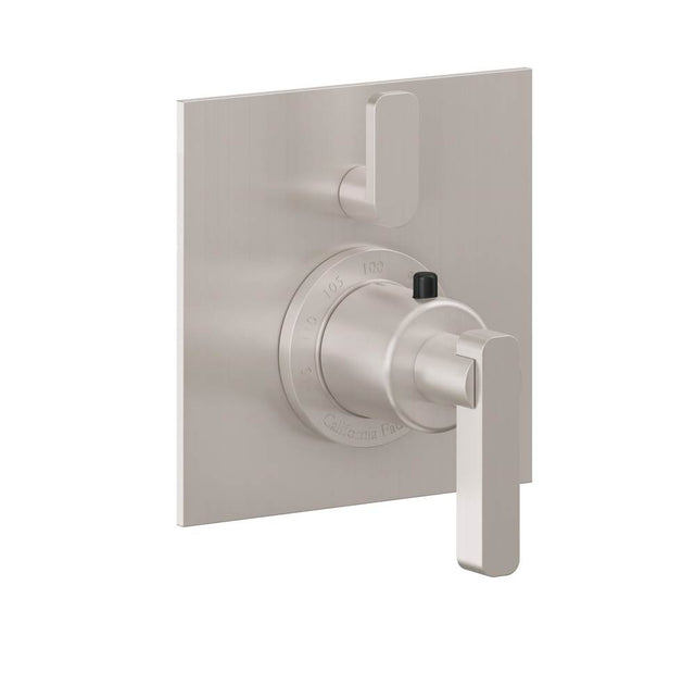 California Faucets - StyleTherm Trim Only With Single Volume Control - Gloss White