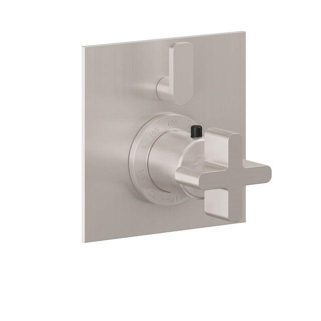 California Faucets - StyleTherm Trim Only With Single Volume Control - Gloss White