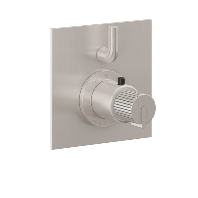 California Faucets - StyleTherm Trim Only With Single Volume Control - Gloss White