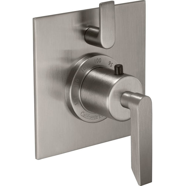 California Faucets - StyleTherm Trim Only with Single Volume Control - Gloss White