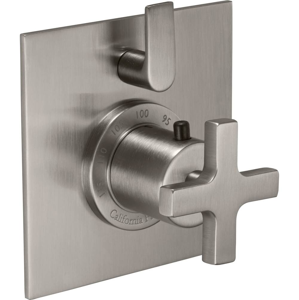 California Faucets - StyleTherm Trim Only with Single Volume Control - Gloss White