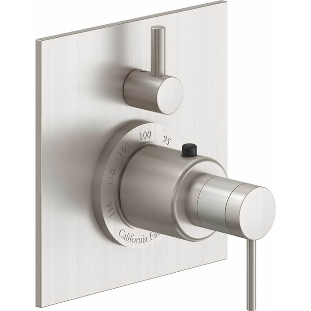 California Faucets - StyleTherm Trim Only with Single Volume Control - Gloss White
