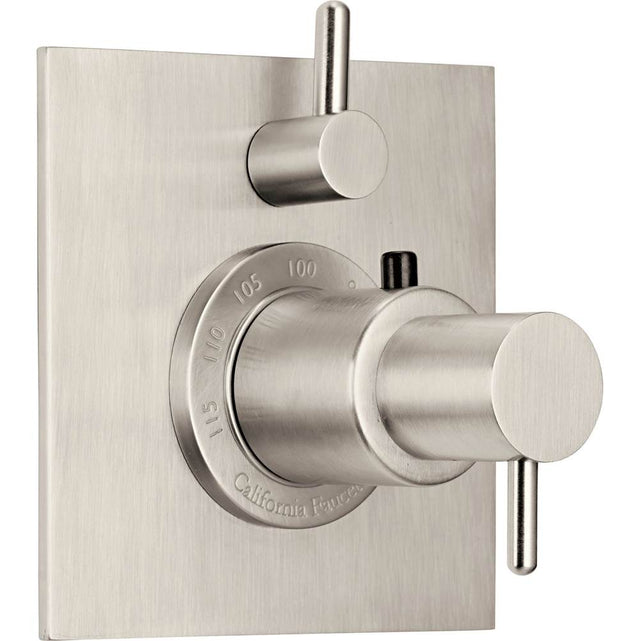 California Faucets - StyleTherm Trim Only with Single Volume Control - Gloss White