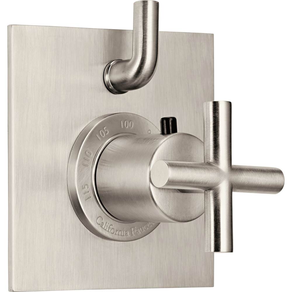 California Faucets - StyleTherm Trim Only with Single Volume Control - Gloss White