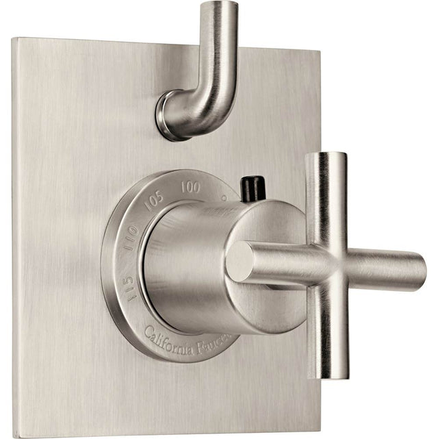 California Faucets - StyleTherm Trim Only with Single Volume Control - Gloss White