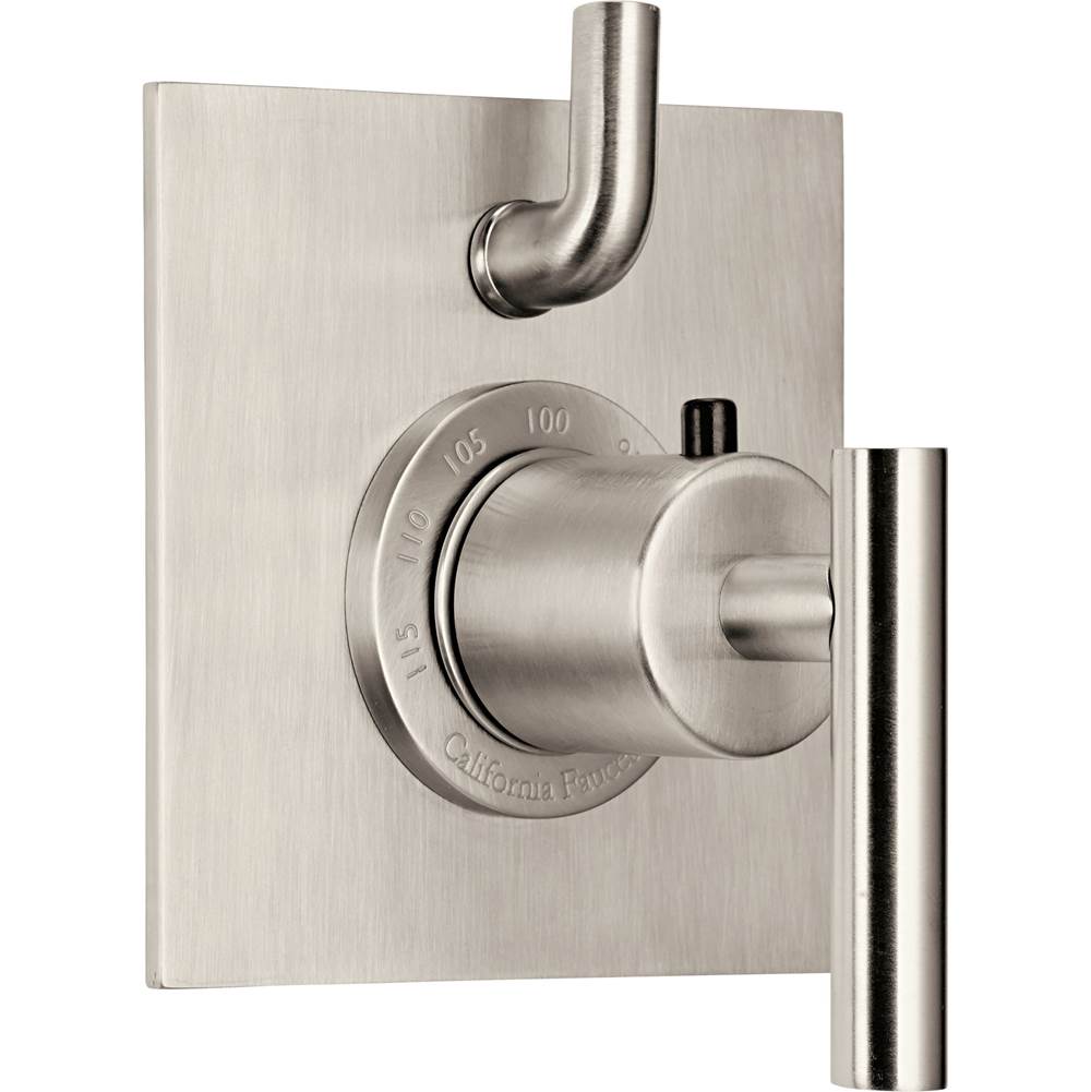California Faucets - StyleTherm Trim Only with Single Volume Control - Gloss White