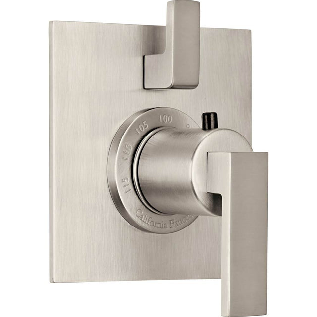 California Faucets - StyleTherm Trim Only with Single Volume Control - Gloss White