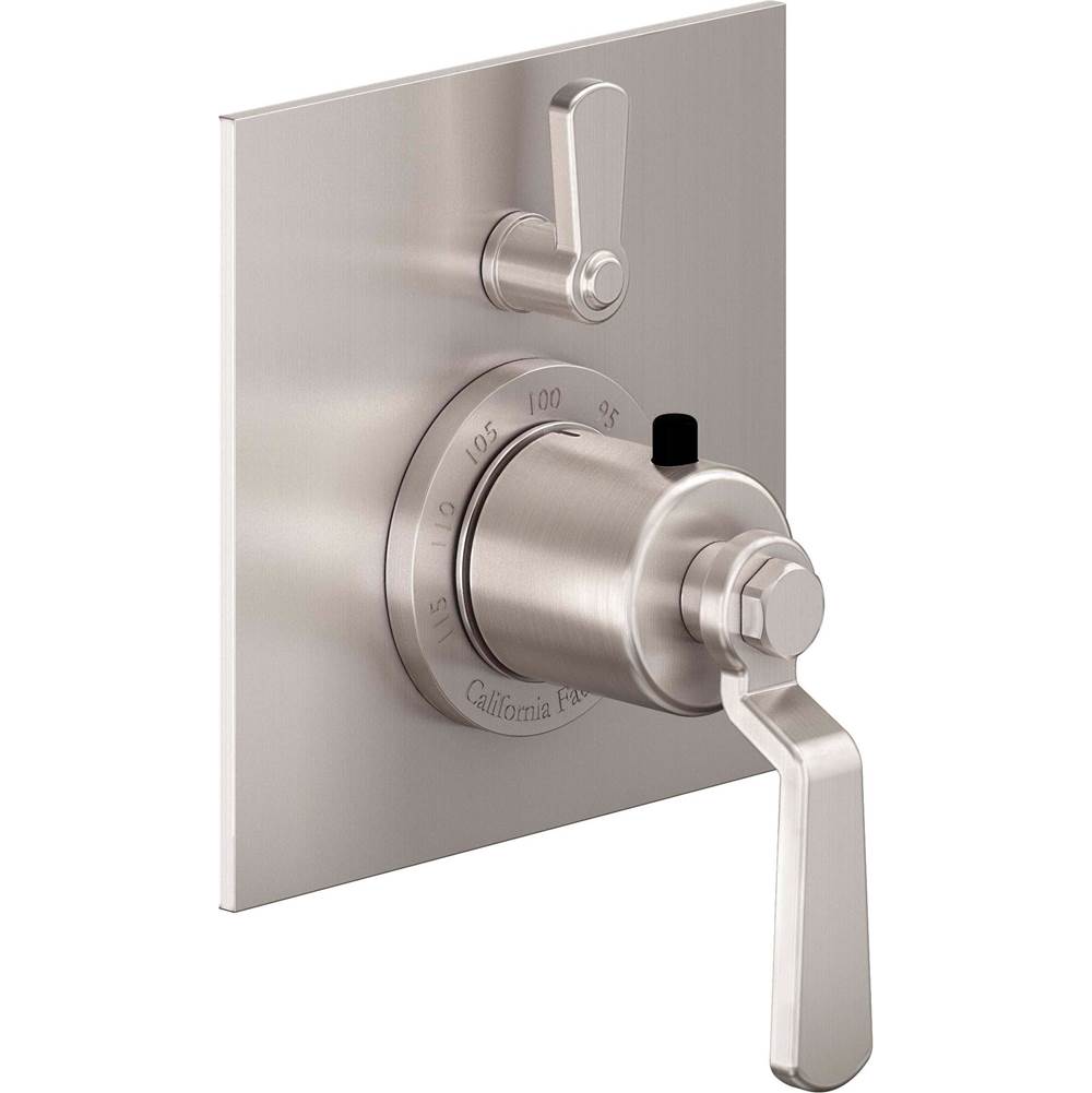 California Faucets - StyleTherm Trim Only with Single Volume Control - Gloss White