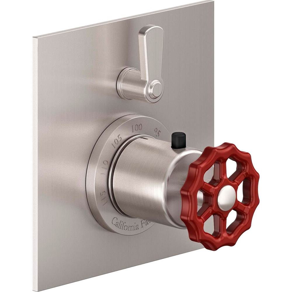 California Faucets - StyleTherm Trim Only with Single Volume Control - Gloss White