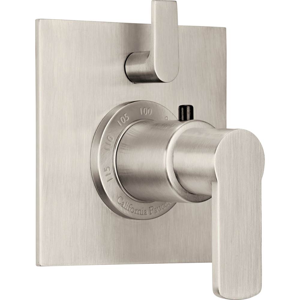 California Faucets - StyleTherm Trim Only with Single Volume Control - Gloss White