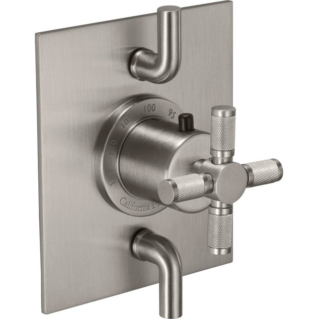 California Faucets - StyleTherm Trim Only with Dual Volume Control - Gloss White