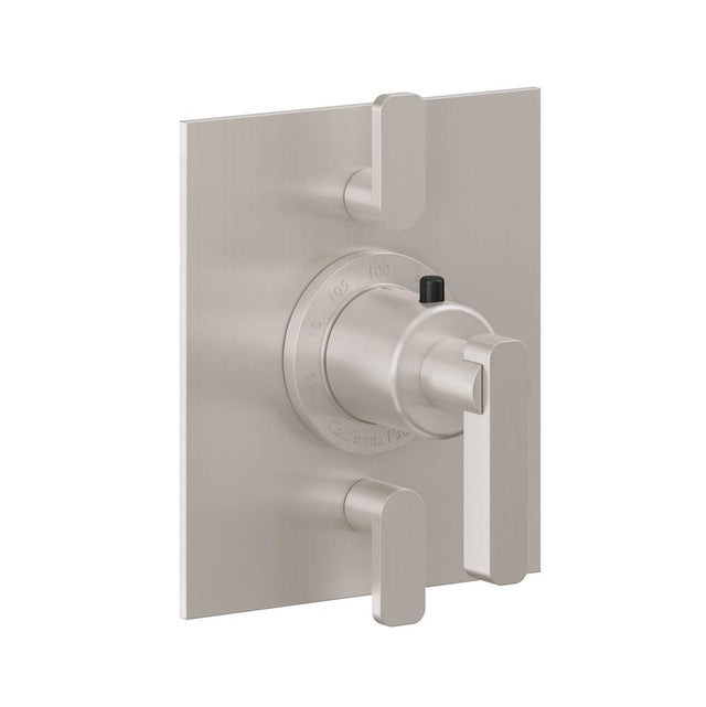 California Faucets - StyleTherm Trim Only with Dual Volume Control - Gloss White