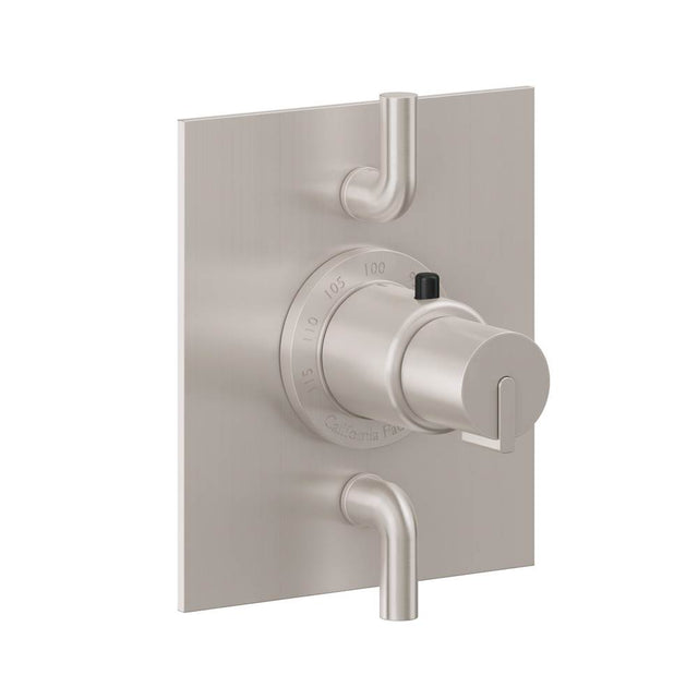 California Faucets - StyleTherm Trim Only with Dual Volume Control - Gloss White
