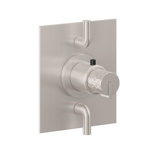 California Faucets - StyleTherm Trim Only with Dual Volume Control - Gloss White