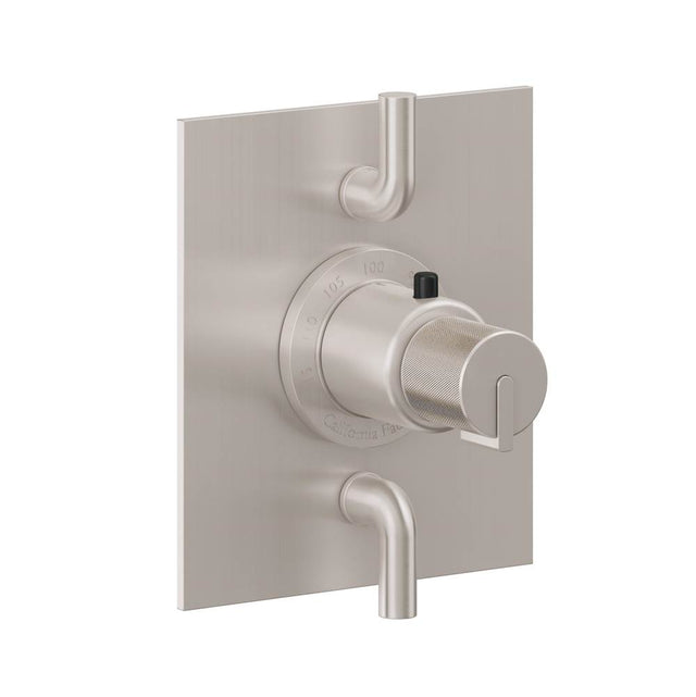 California Faucets - StyleTherm Trim Only with Dual Volume Control - Gloss White