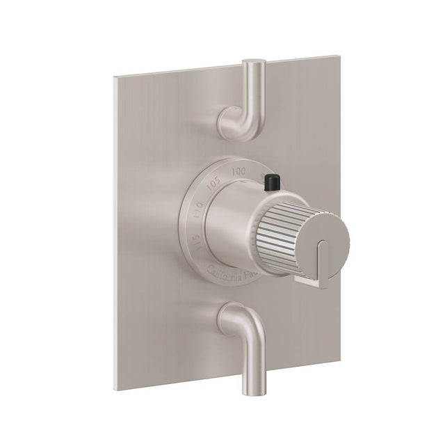 California Faucets - StyleTherm Trim Only with Dual Volume Control - Gloss White