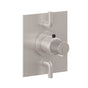 California Faucets - StyleTherm Trim Only with Dual Volume Control - Ultra Stainless Steel Pvd