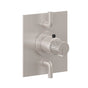 California Faucets - StyleTherm Trim Only with Dual Volume Control - Ultra Stainless Steel Pvd