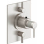 California Faucets - StyleTherm Trim Only with Dual Volume Control - Gloss White