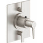 California Faucets - StyleTherm Trim Only with Dual Volume Control - Gloss White