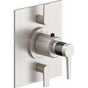 California Faucets - StyleTherm Trim Only with Dual Volume Control - Gloss White