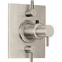 California Faucets - StyleTherm Trim Only with Dual Volume Control - Gloss White