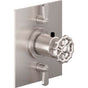 California Faucets - StyleTherm Trim Only with Dual Volume Control - Gloss White