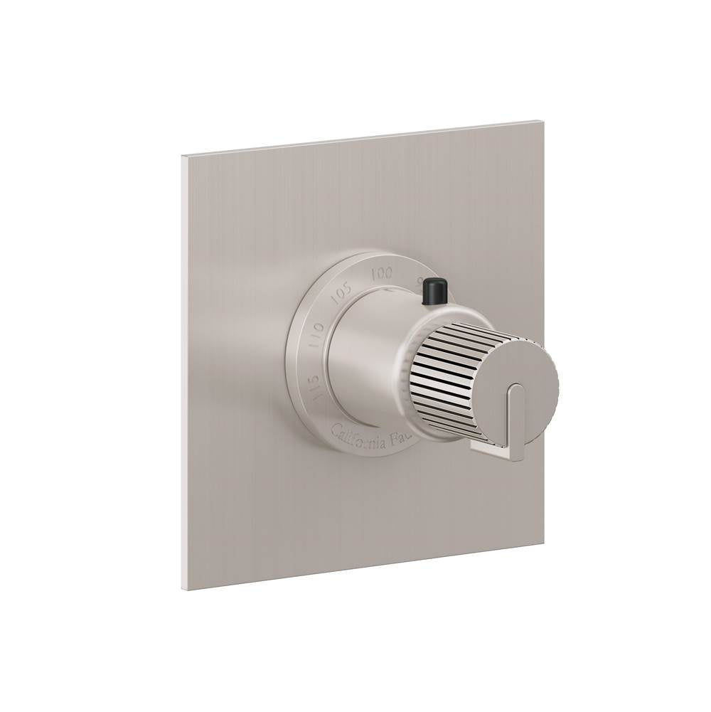 California Faucets - StyleTherm 3/4'' Thermostatic Trim Only - Ultra Stainless Steel Pvd