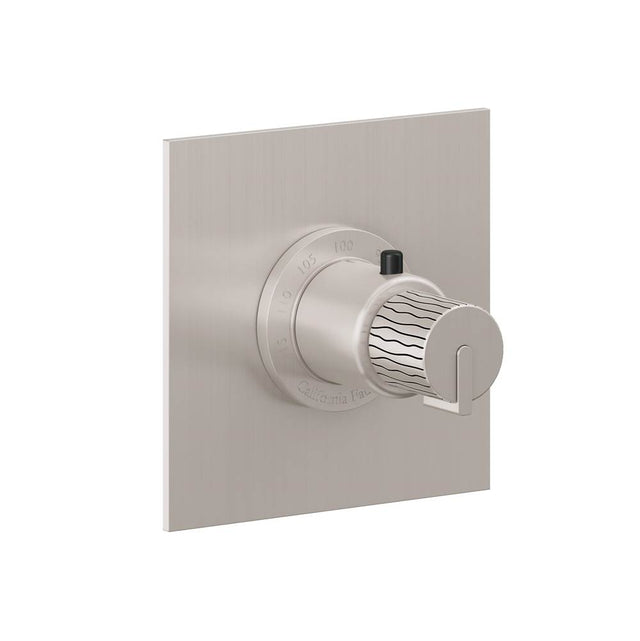 California Faucets - StyleTherm 3/4'' Thermostatic Trim Only - Ultra Stainless Steel Pvd