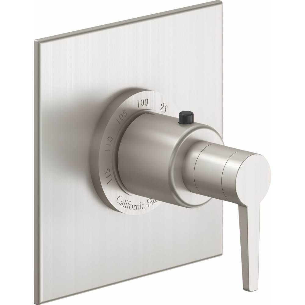 California Faucets - StyleTherm 3/4'' Thermostatic Trim Only - Gloss White