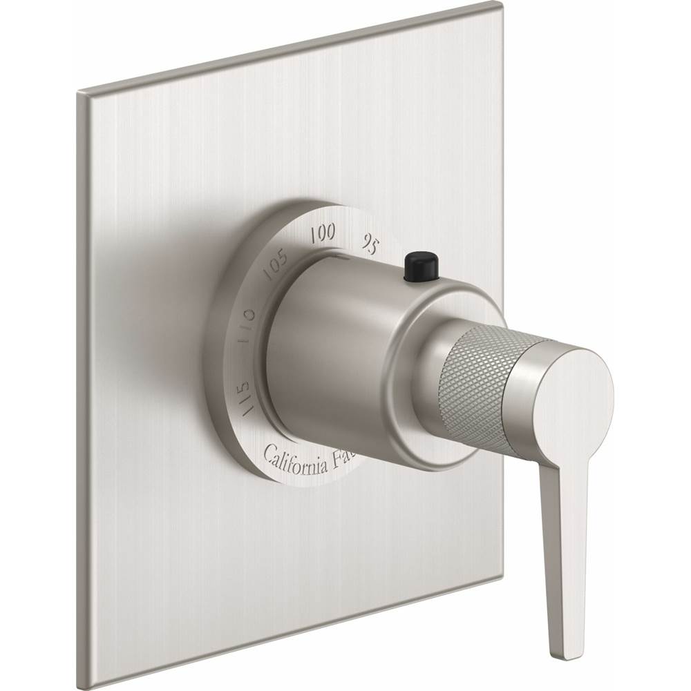 California Faucets - StyleTherm 3/4'' Thermostatic Trim Only - Gloss White