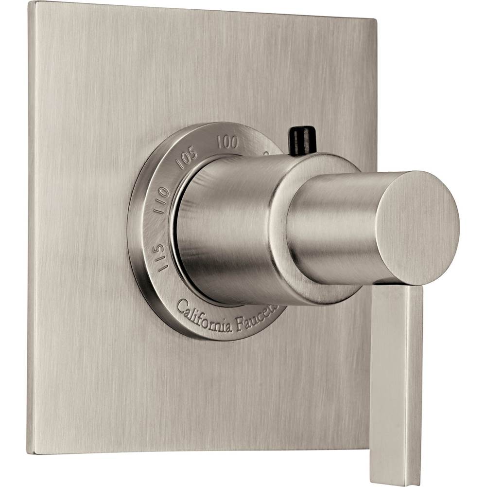 California Faucets - StyleTherm 3/4'' Thermostatic Trim Only - Gloss White