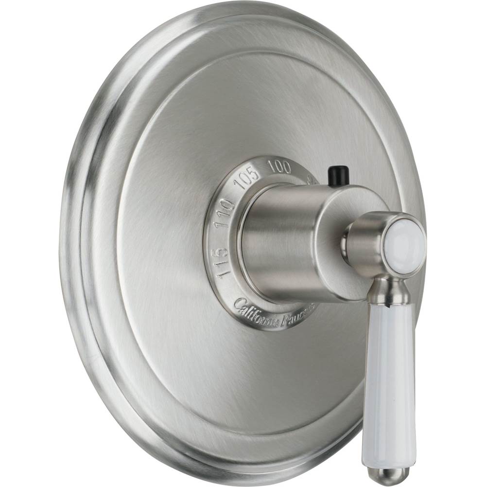 California Faucets - StyleTherm 3/4'' Thermostatic Trim Only - Gloss White