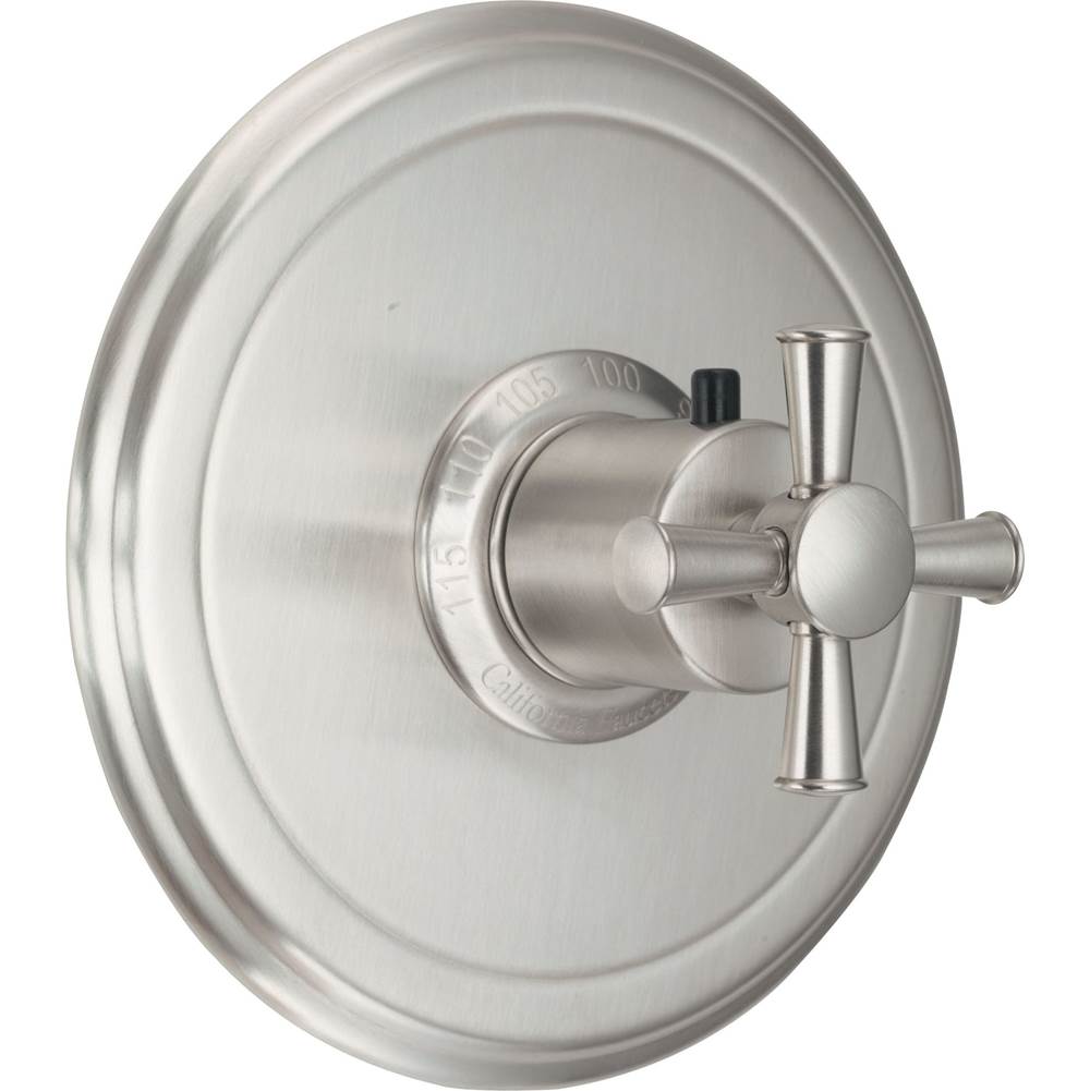 California Faucets - StyleTherm 3/4'' Thermostatic Trim Only - Gloss White