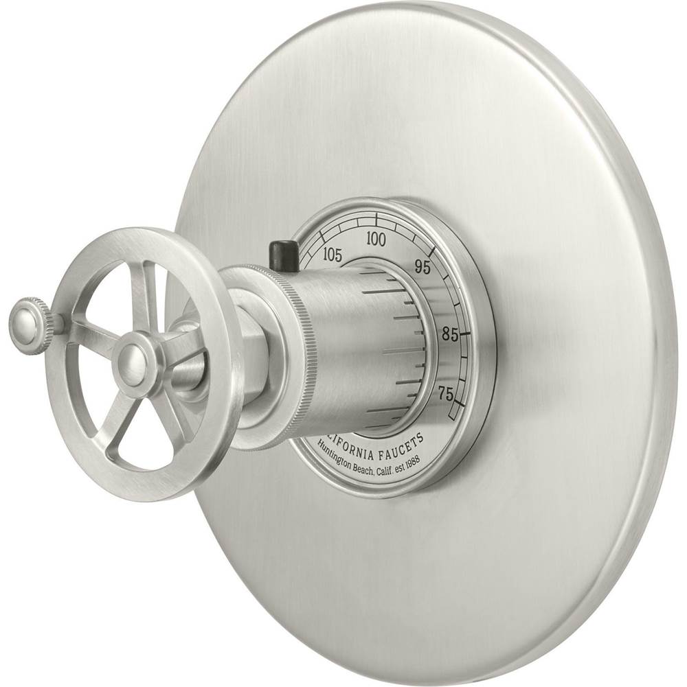 California Faucets - StyleTherm 3/4'' Thermostatic Trim Only - Gloss White