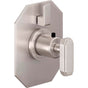 California Faucets - StyleTherm Trim Only with Single Volume Control - Gloss White