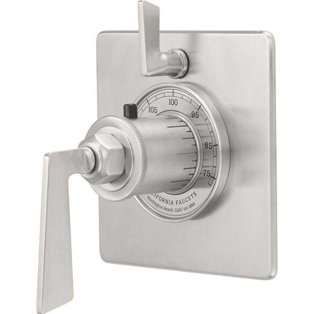 California Faucets - StyleTherm Trim Only with Single Volume Control - Gloss White