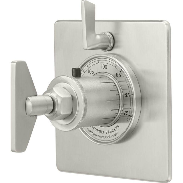 California Faucets - StyleTherm Trim Only with Single Volume Control - Gloss White