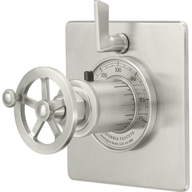 California Faucets - StyleTherm Trim Only with Single Volume Control - Gloss White