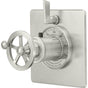 California Faucets - StyleTherm Trim Only with Single Volume Control - Gloss White