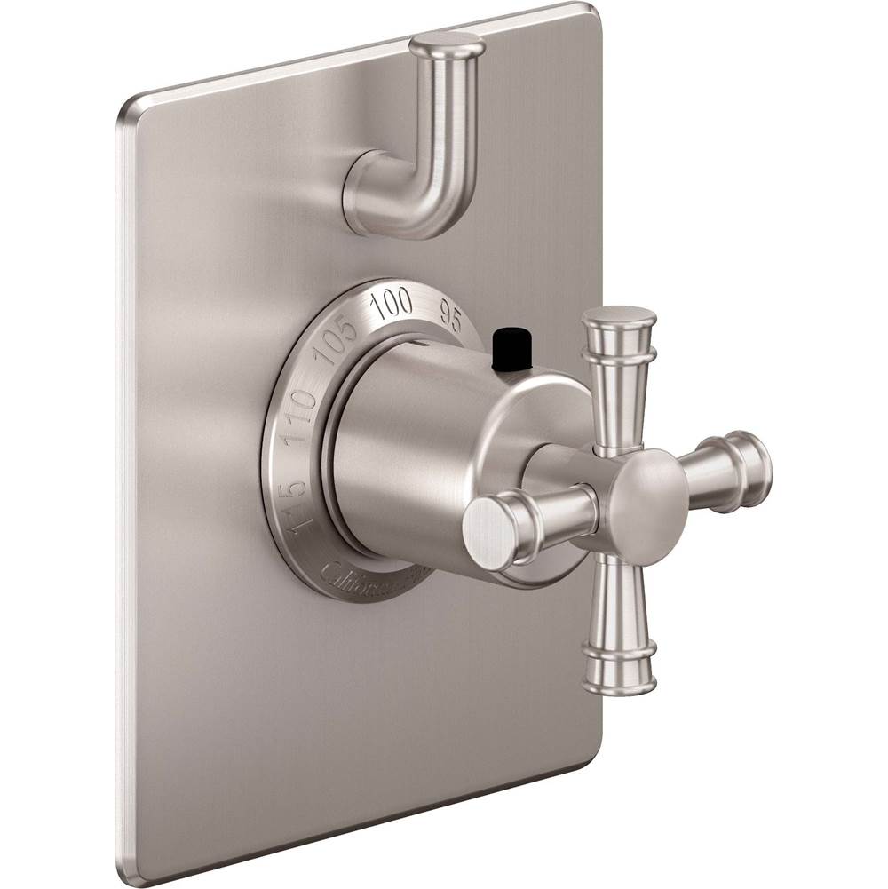 California Faucets - StyleTherm Trim Only with Single Volume Control - Gloss White