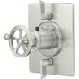 California Faucets - StyleTherm Trim Only with Dual Volume Control - Gloss White