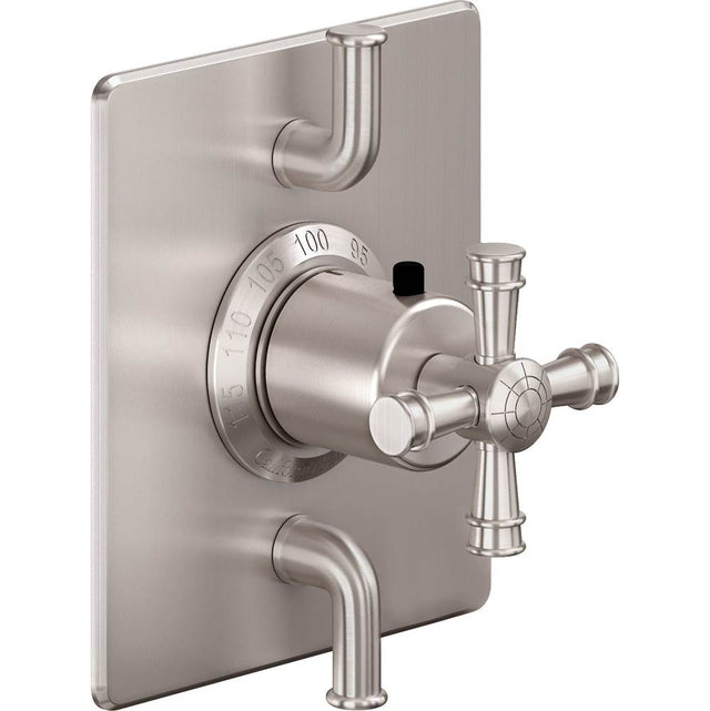 California Faucets - StyleTherm Trim Only with Dual Volume Control - Gloss White