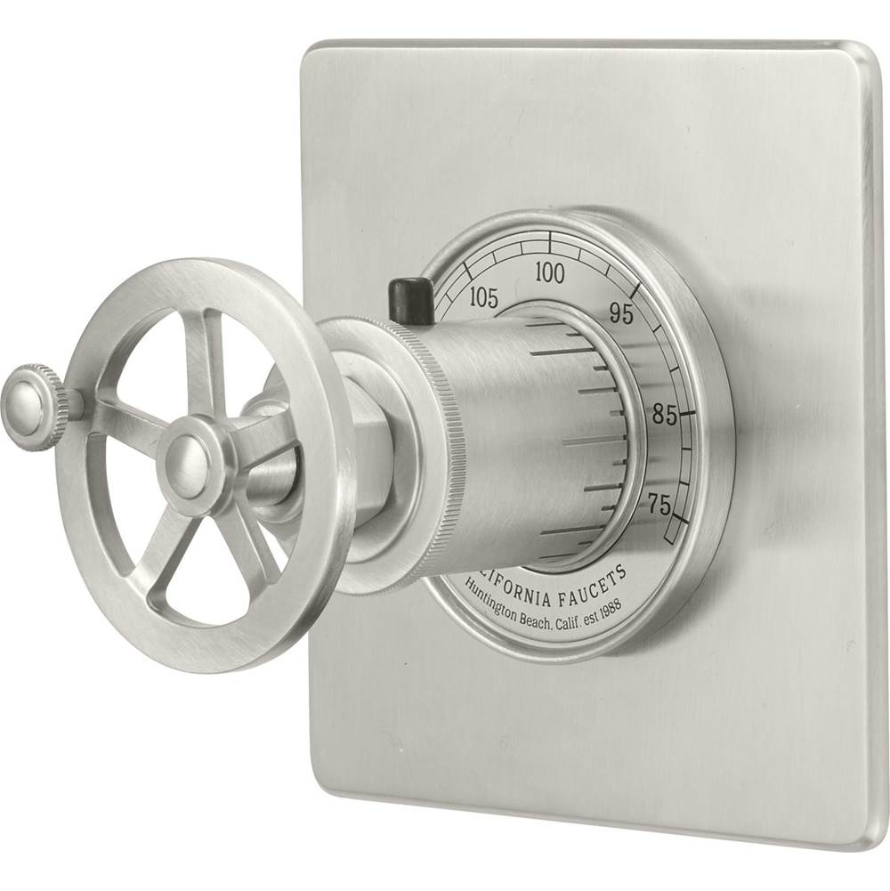 California Faucets - StyleTherm 3/4'' Thermostatic Trim Only - Gloss White