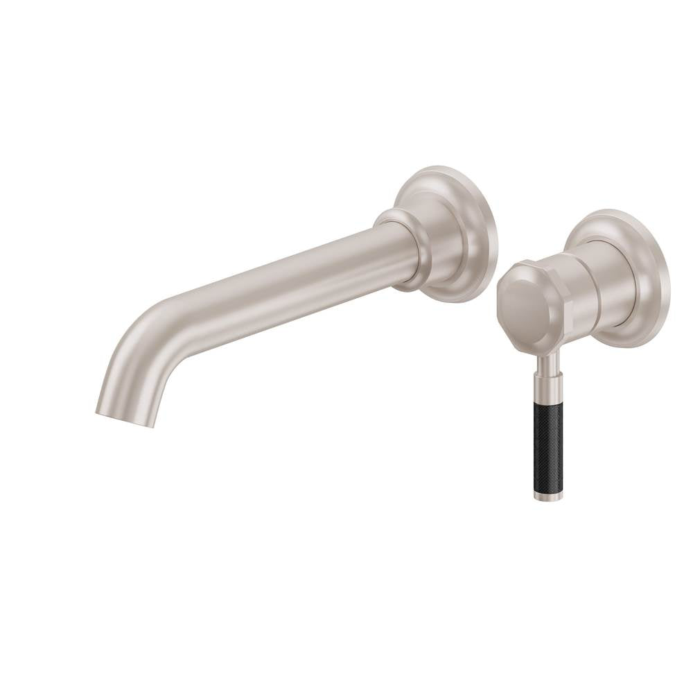 California Faucets - Single Handle Lavatory Wall Faucet Trim Only - Gloss White