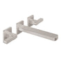 California Faucets - Two Handle Lavatory Wall Faucet Trim Only - Gloss White
