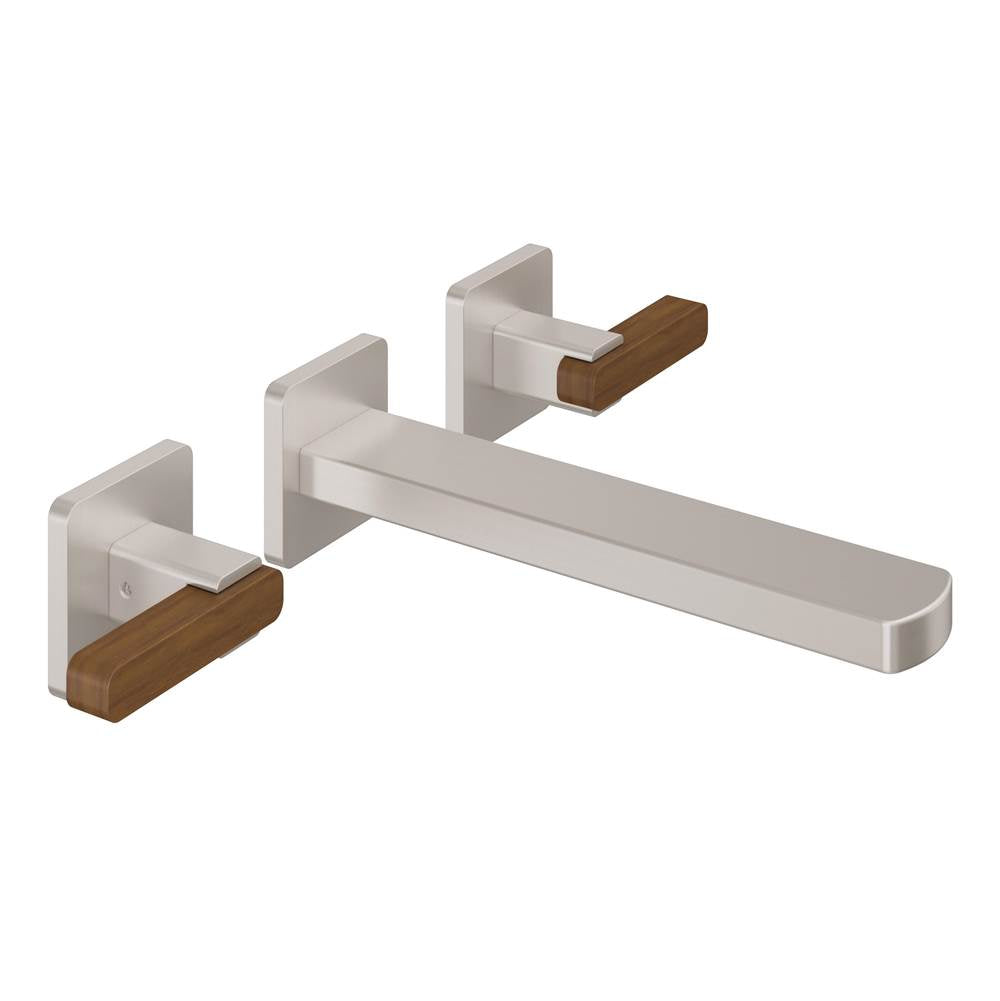 California Faucets - Two Handle Lavatory Wall Faucet Trim Only - Gloss White