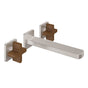 California Faucets - Two Handle Lavatory Wall Faucet Trim Only - Gloss White