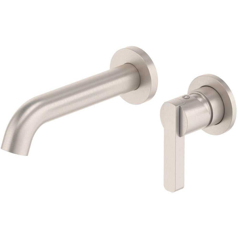 California Faucets - Single Handle Lavatory Wall Faucet Trim Only - Gloss White